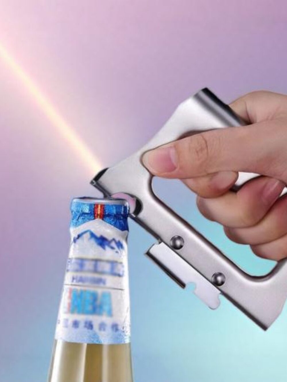 Stainless Steel Heavy-Duty Manual Can Opener with Ergonomic Grip Handle(1 Pack)
